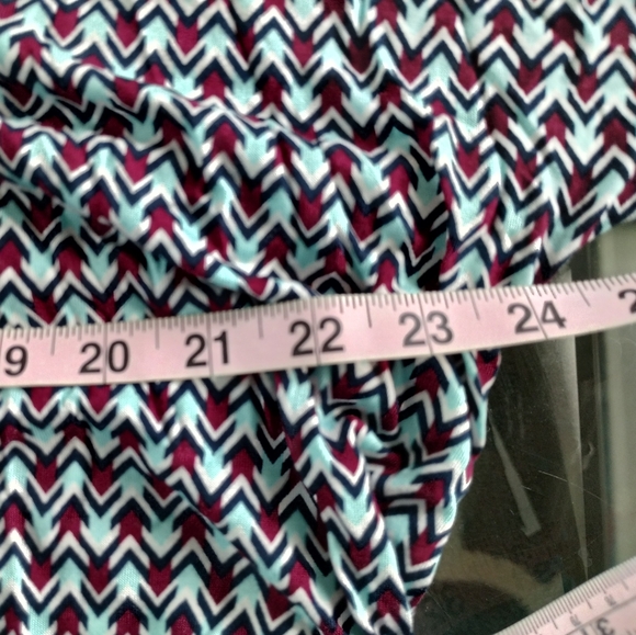 Boho Abstract Print Flowy Blouse by Lascana Venus - Picture 7 of 9